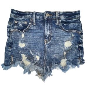Altar’d State Ripped High Rise Jean Shorts 27